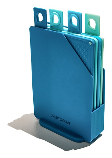 [CUTTINGBOARDBL] CUTTINGBOARDBL tabla de cocina para cortar Rectangular Silicona Azul