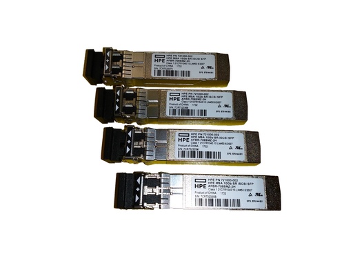 [P88920-B25] MSA 10Gb SFP+ Short Range 4-pack iSCSI Transceiver Bundle
