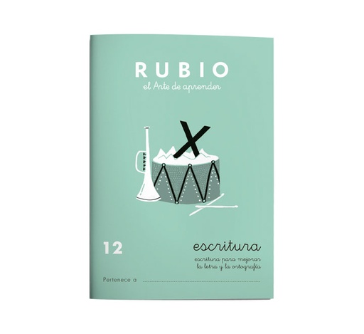 [C12] CUADERNO RUBIO A5 ESCRITURA 12 - Pack de 10 unidades