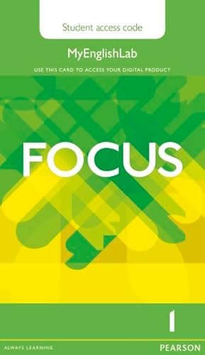 FOCUS BRE 1 MYENGLISHLAB STUDENT´S ACCESS CARD