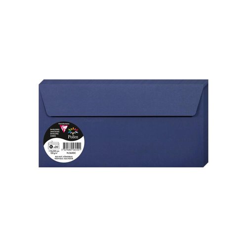 [5645C] SOBRE CLAIREFONTAINE 110x220 AZUL P/20