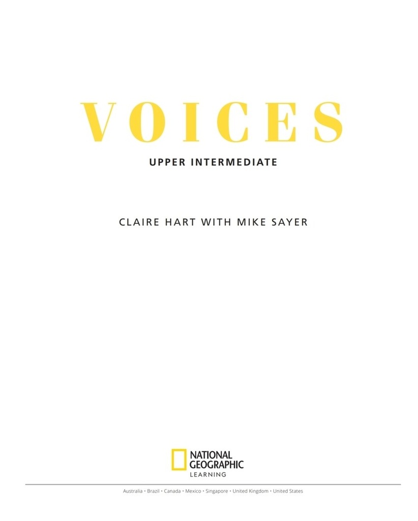 Voices BRE Upper Intermediate Teacher's Book