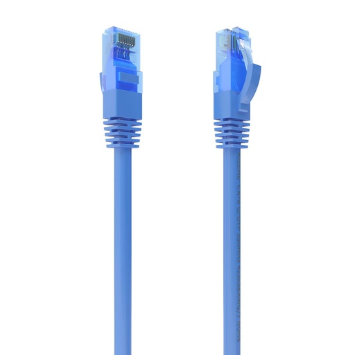 [A135-0801] Cable De Red Latiguillo RJ45 Cat.6 UTP AWG26 CCA, Azul, 2.0 m