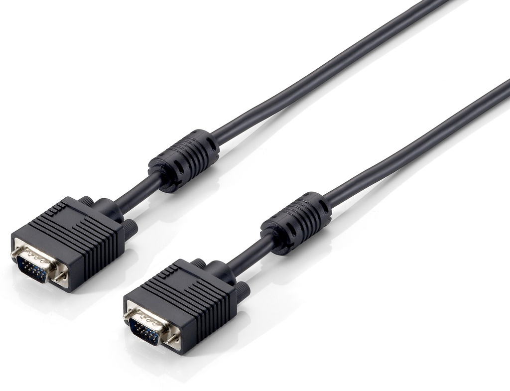 118814 cable VGA 10 m VGA (D-Sub) Negro