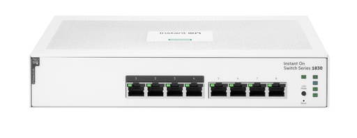 [JL811A] Aruba Networking Networking Instant On Switch 8p Gigabit CL4 PoE 65W 1830