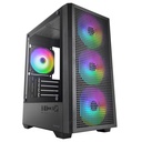 MCVECTOR carcasa de ordenador Mini Tower Negro