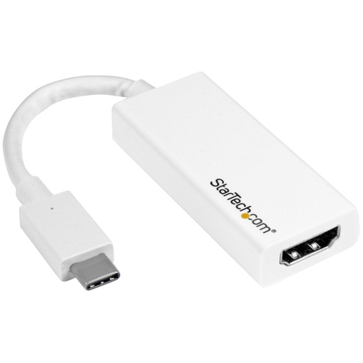 [CDP2HDW] Adaptador USB-C a HDMI de 4K a 30Hz - Blanco