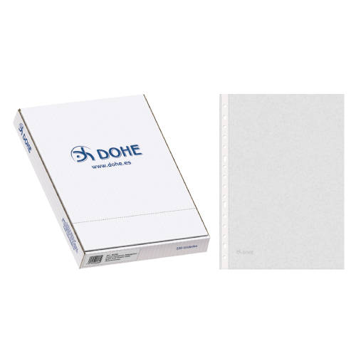 [90580] CAJA 100 FUNDAS MULTITALADRO BASIC PLUS FOLIO 235X330 DOHE 90580