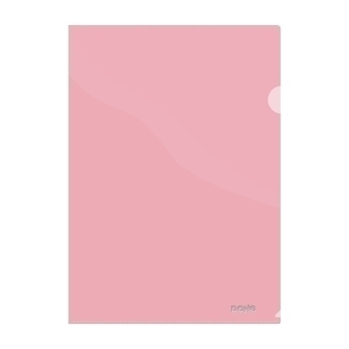 [90420] DOSSIER ANG.RECT.DOHE PP 180µ A4 ROJO