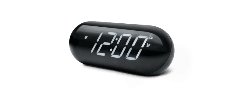 [M-19 GL] M-19 GL radio Reloj Digital Negro