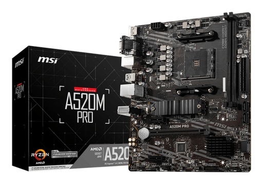 [A520M PRO] A520M PRO placa base AMD A520 Zócalo AM4 micro ATX