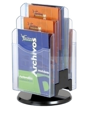 [6106 AZ TP] SOPORTE VERTICAL GIRATORIO DE 6 BANDEJAS