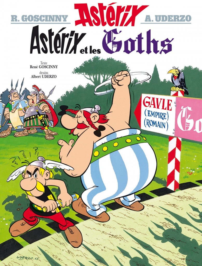 3.ASTERIX ET LES GOTHS (FRANCES).CARTONE