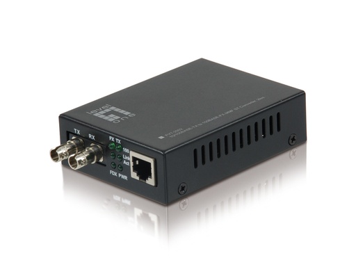 [FVT-2002] FVT-2002 convertidor de medio 100 Mbit/s 1310 nm Negro