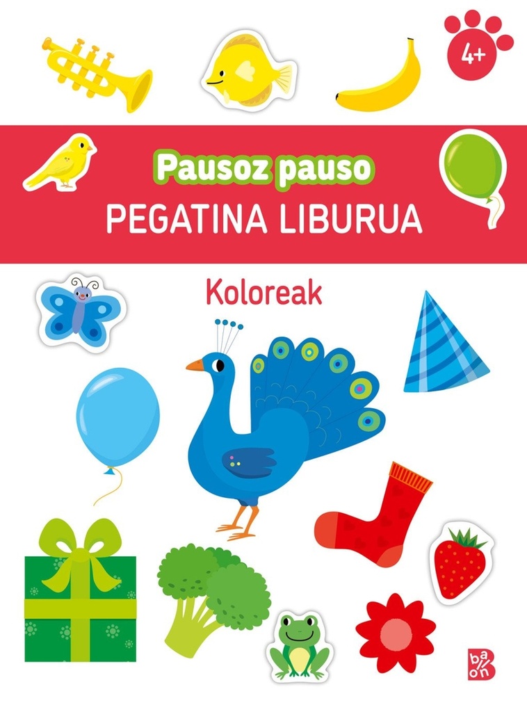 PAUSOZ PAUSO U PEGATINA LIBURUA - KOLOREAK