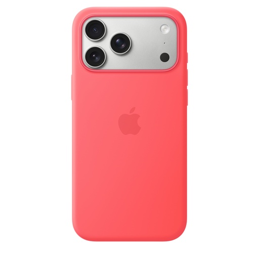 [MHW64ZM/A] Funda de silicona con MagSafe para el iPhone 17 Pro Max - Guayaba intenso