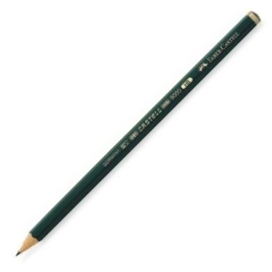 C/12 LAPIZ GRAFITO SERIE 9000 FABER-CASTELL 2B