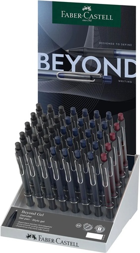 Exp 40 boligrafo retractil beyond gel 0,7mm col. surtidos