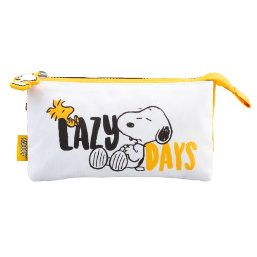 ESTUCHE TRIPLE SNOOPY LAZY DAYS
