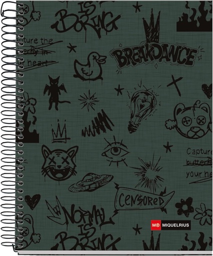 CUADERNO NB4 A5 120 HOR 70G NOT BORING 210x175x20mm