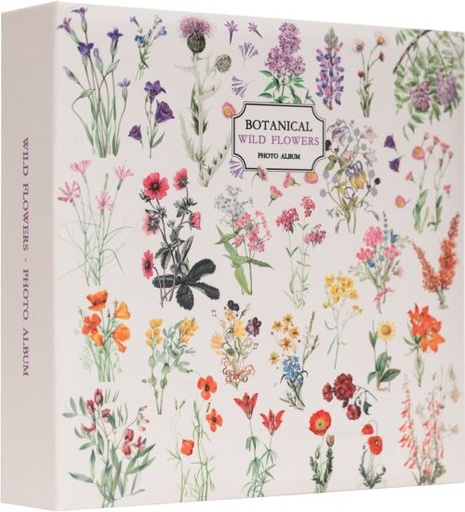 ALBUM DE FOTOS 200 BOLSILLOS 10X15CM WILD FLOWERS