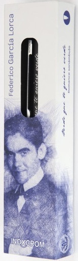 ESTUCHE BOLIGRAFO BOOKS ESCRITOR FEDERICO GARCIA LORCA