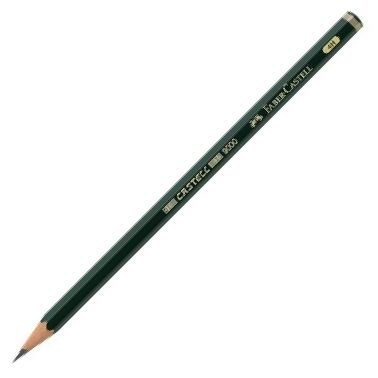 C/12 LAPIZ GRAFITO SERIE 9000 FABER-CASTELL 6H
