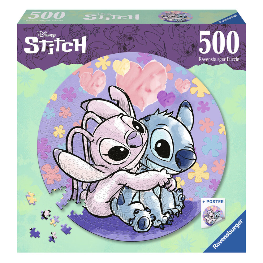 PUZZLE 2D STITCH ROUNDA 500 PIEZAS