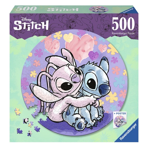 PUZZLE 2D STITCH ROUNDA 500 PIEZAS