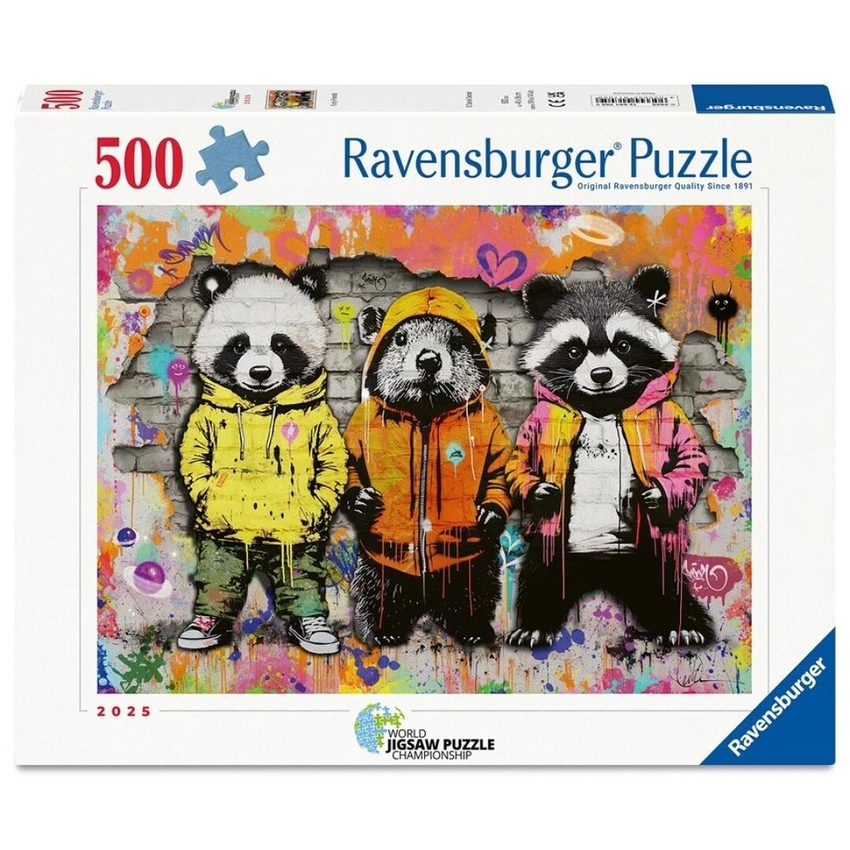 PUZZLE 2D AMIGOS PELUDITOS 500 PIEZAS