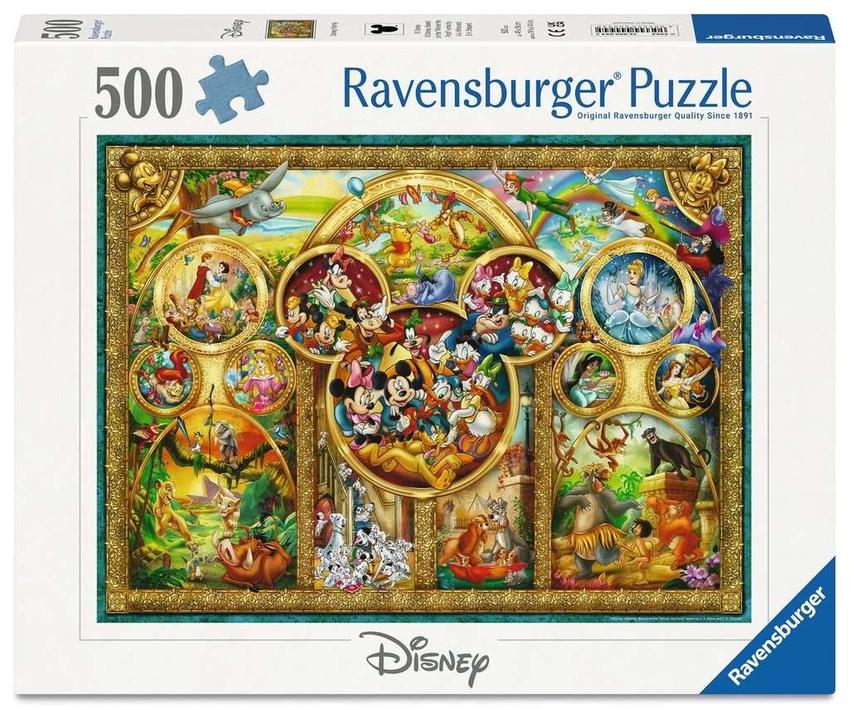 PUZZLE 2D FAMILIA DISNEY 500 PIEZAS