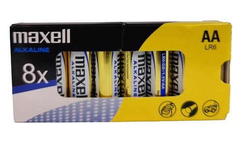[LR6-BOX8 MXL] PILAS ALCALINA MAXELL LR06 C/8 - Pack de 28 unidades