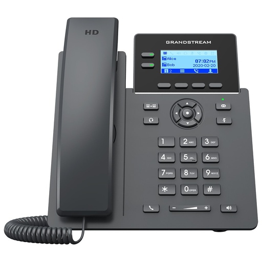 [GRP2602G] GRP2602G teléfono IP Negro 2 líneas LCD Wifi