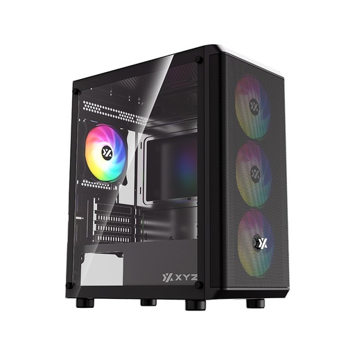 [X-CS-AIRONE60LT-M-B] X-CS-AIRONE60LT-M-B carcasa de ordenador Midi Tower Negro