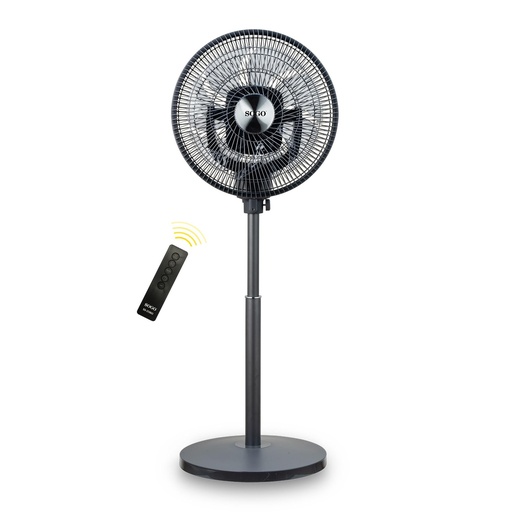 [VEN-SS-21360] Ventilador Negro Base 360º Rdo. 16? 65w
