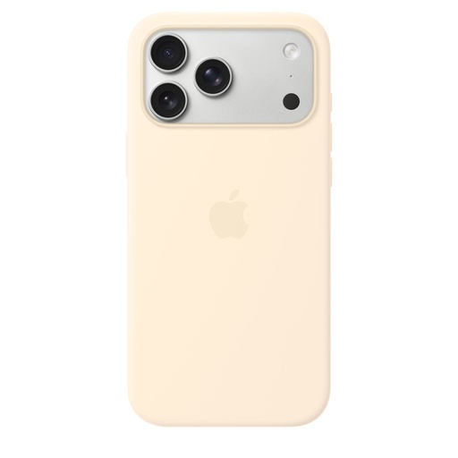 [MHW54ZM/A] Funda de silicona con MagSafe para el iPhone 17 Pro Max - Vainilla