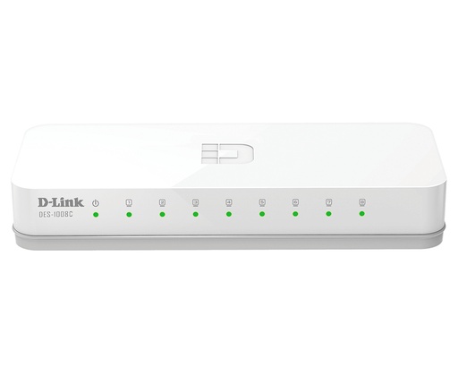 [DES-1008C/E] 0 No administrado Fast Ethernet (10/100) Escritorio Blanco