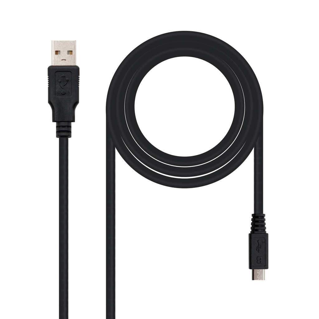 10.01.0503 cable USB USB 2.0 3 m USB A Micro-USB B Negro