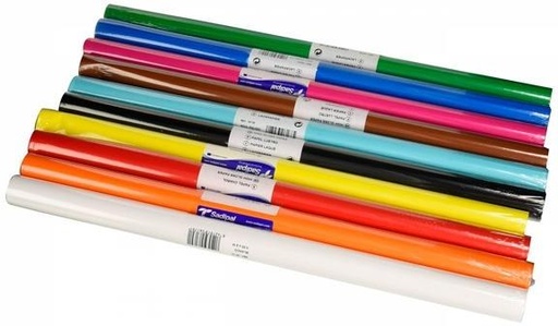 [10662] ROLLO PAPEL KRAFT SADIPAL 1X5M NARANJA INT.