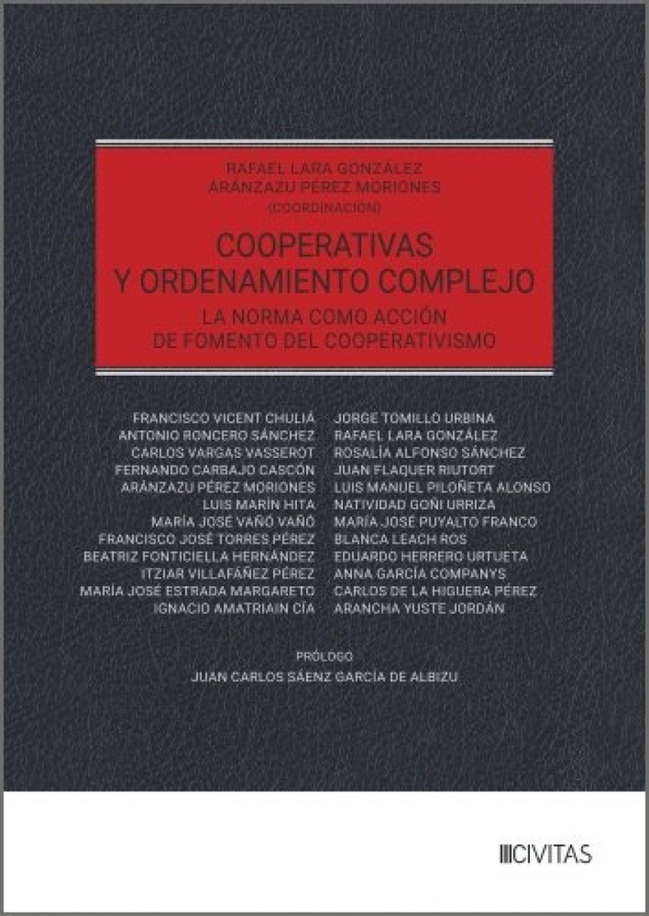 COOPERATIVAS Y ORDENAMIENTO COMPLEJO