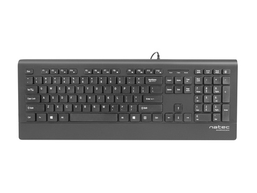[NKL-1717] Barracuda teclado Universal USB QWERTY Español Negro