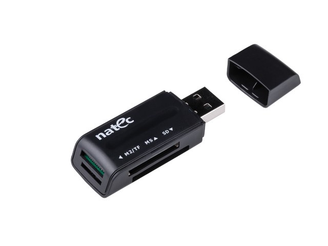 ANT 3 Mini lector de tarjeta USB 2.0 Negro