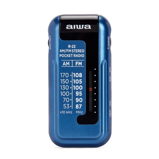 [R-22BL] R-22BL radio Personal Analógica Azul