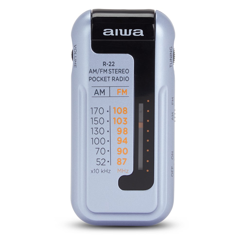 [R-22SL] R-22SL radio Portátil Analógica Plata