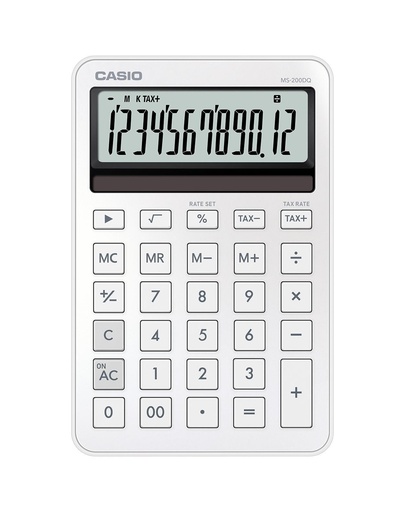 [MS-200DQ-WE] MS-200DQ calculadora Escritorio Calculadora básica Blanco