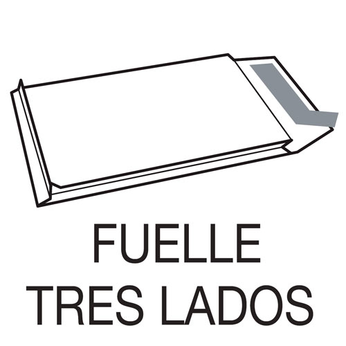 [149024] CAJA 250 BOLSAS FUELLE (280X365X30) KRAFT 120 GRS. FUELLE 3 LADOS - AUTOSAM TIRA SILICONA SAM 149024