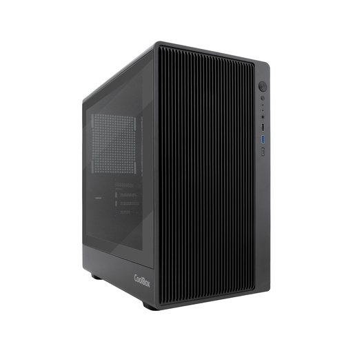 [COO-CHA-GM350-0] GAMING CAJA MATX GM350 DARKFACE USB-C 3.2 GEN1 CRISTAL AHUMADO
