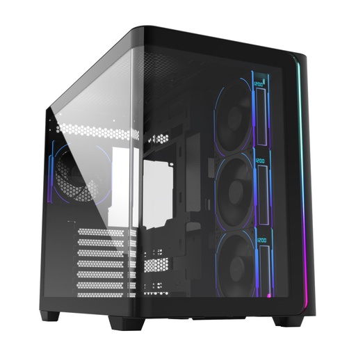 [POC0000247] M580-BP Plus Carcasa Midi Tower mITX, mATX Negro ARGB