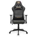 CGR-AO2-GLB Silla para videojuegos universal Asiento acolchado Negro, Oro