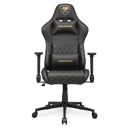 [3MAO2GLB.0001] CGR-AO2-GLB Silla para videojuegos universal Asiento acolchado Negro, Oro